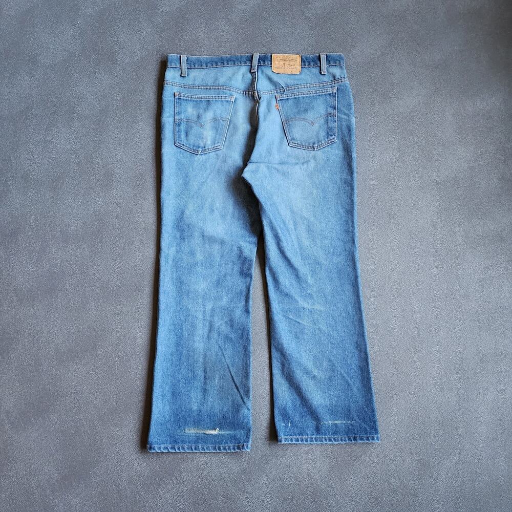 Vintage Levi's Orange Tab 20516 091 Made in USA Blue Denim Jeans 40x30